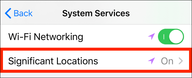 Tap-on-Significant-Location-to-see-location-tracking-details كيفية البحث عن سجل المواقع الخاص بك على iPhone أو iPad