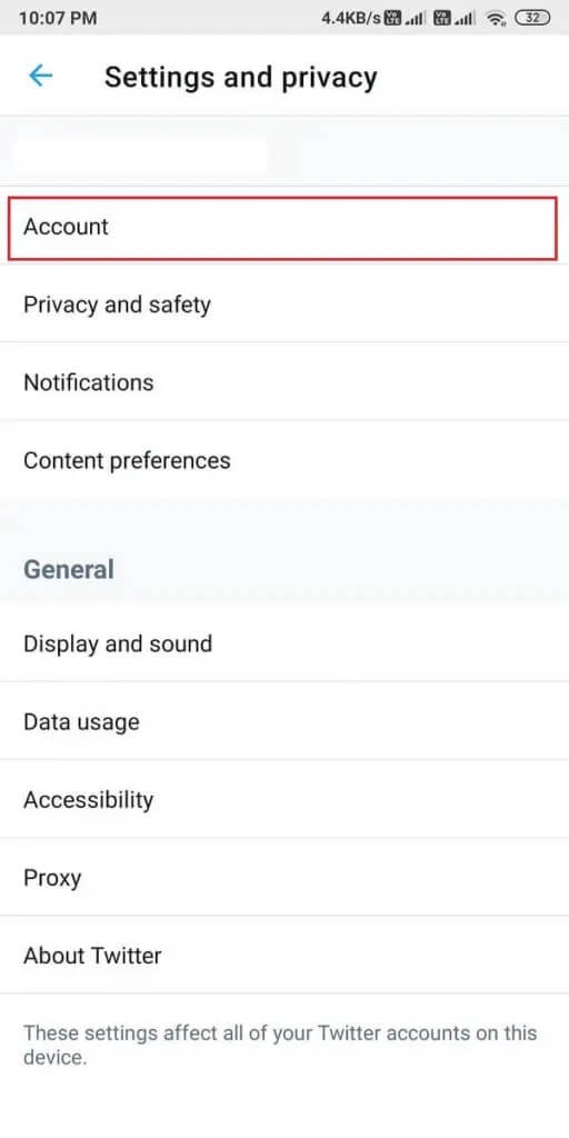 Tap-on-the-Account.-512x1024-1 كيفية إصلاح عدم عمل إشعارات Twitter