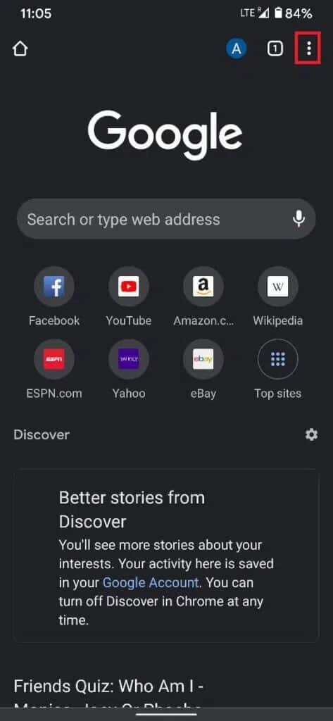 Tap-on-the-three-dots-at-the-bottom-right-corner-473x1024-1 كيفية إعادة تعيين Google Chrome على Android