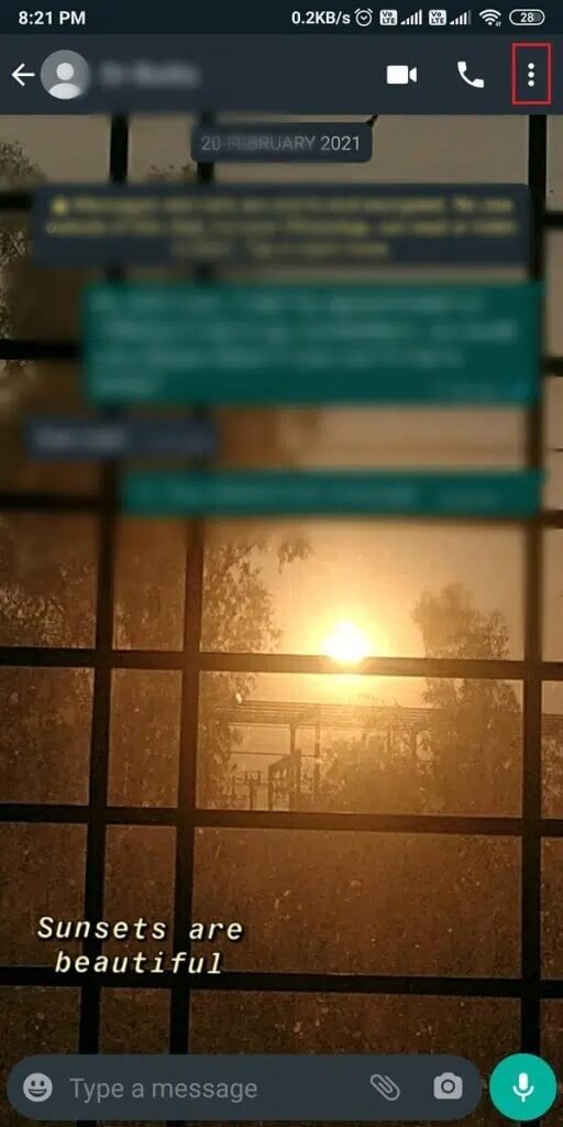 Tap-on-the-three-dotted-icon-from-the-top-right-corner-of-the-chat-screen-512x1024-1 كيفية تصدير دردشة WhatsApp بصيغة PDF