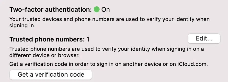 Turn-the-toggle-On-Two-factor-authentication كيفية الوصول إلى حساب Apple الخاص بك
