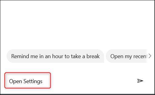 Type-Open-Settings-in-Cortana. 13 طريقة لفتح تطبيق إعدادات Windows 10