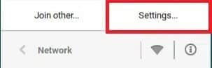 Wi-fi-options-CHromebook كيفية إصلاح فشل بحث DHCP في Chromebook