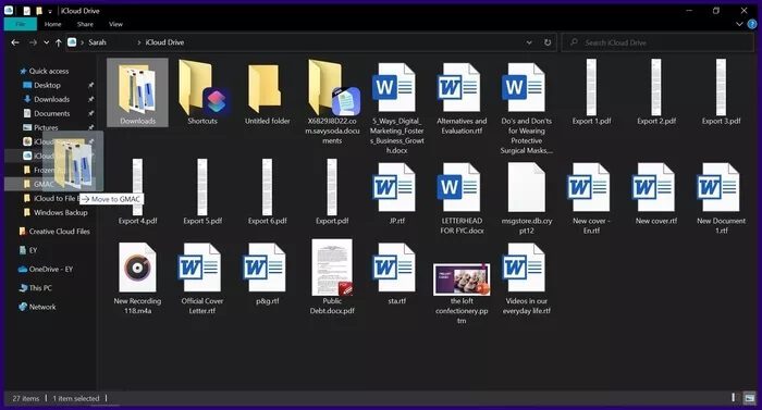 add-icloud-to-file-explorer-windows-10-step-11_935adec67b324b146ff212ec4c69054f كيفية إضافة iCloud إلى File Explorer على Windows 10