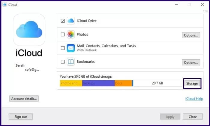 add-icloud-to-file-explorer-windows-10-step-13_935adec67b324b146ff212ec4c69054f كيفية إضافة iCloud إلى File Explorer على Windows 10