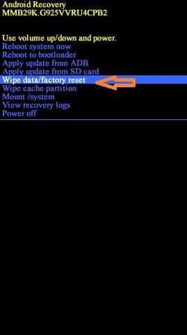 android-recovery-screen-will-appear-in-which-you-s-7 كيفية إعادة تعيين Samsung Galaxy Note 8