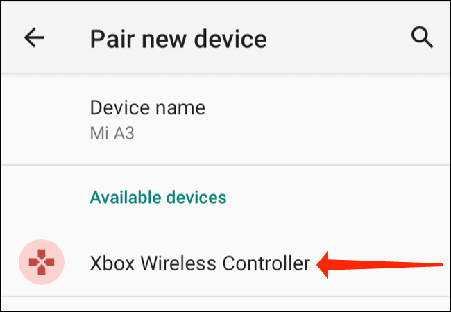 android-settings-pair-xbox-controller كيفية توصيل وحدة تحكم Xbox اللاسلكية بهاتف Android