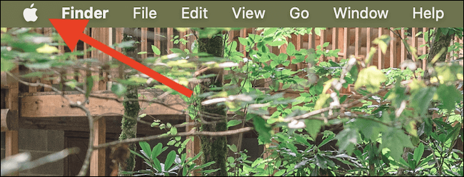 click-the-apple-icon-in-the-top-left-corner كيف ترى مقدار ذاكرة الوصول العشوائي RAM في جهاز الكمبيوتر الخاص بك (وسرعته)