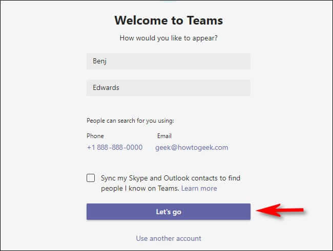 click_lets_go كيفية استخدام Teams Chat في Windows 11