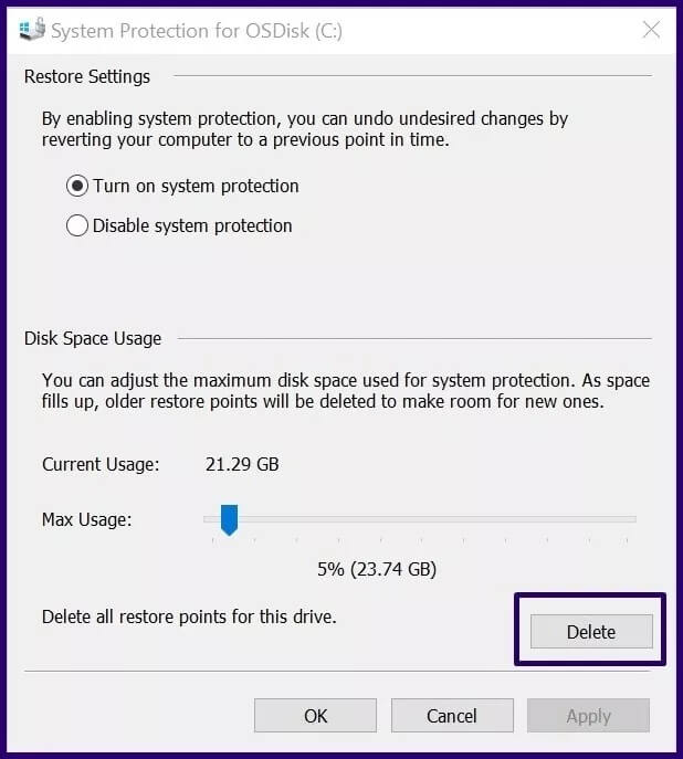 delete-old-backup-files-windows-10-step-10_4d470f76dc99e18ad75087b1b8410ea9 كيفية حذف ملفات النسخ الاحتياطي القديمة على نظام التشغيل Windows 10