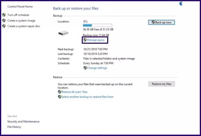 delete-old-backup-files-windows-10-step-15_935adec67b324b146ff212ec4c69054f كيفية حذف ملفات النسخ الاحتياطي القديمة على نظام التشغيل Windows 10