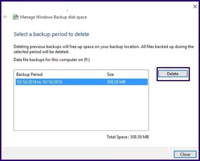 delete-old-backup-files-windows-10-step-17_935adec67b324b146ff212ec4c69054f كيفية حذف ملفات النسخ الاحتياطي القديمة على نظام التشغيل Windows 10