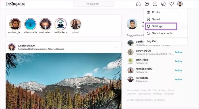 go-to-instagram-settings_935adec67b324b146ff212ec4c69054f كيفية حذف حساب Instagram