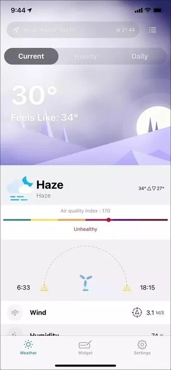 hey-weather-app_7c4a12eb7455b3a1ce1ef1cadcf29289 أفضل 6 طرق لإصلاح خلل درجة الحرارة الخاطئة في تطبيق طقس iPhone