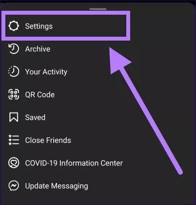 instagram-settings_4d470f76dc99e18ad75087b1b8410ea9-1 كيفية إصلاح عدم ظهور الملف الشخصي على Instagram