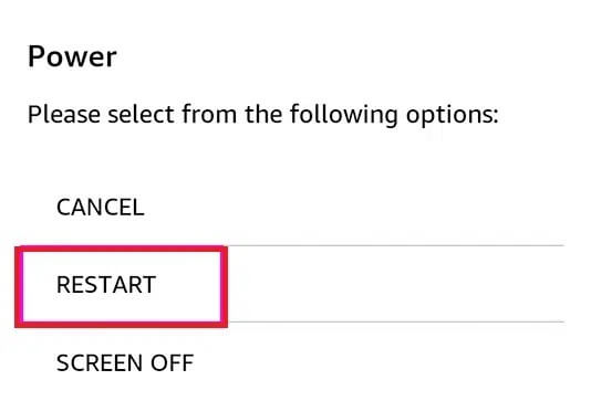 kindle-power-options كيفية إصلاح لا يتم تنزيل الكتب على Kindle