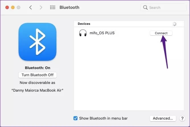 mac-reconnect-bluetooth-headphones_4d470f76dc99e18ad75087b1b8410ea9 كيفية إصلاح مشكلة الصوت مع سماعات البلوتوث على جهاز Mac