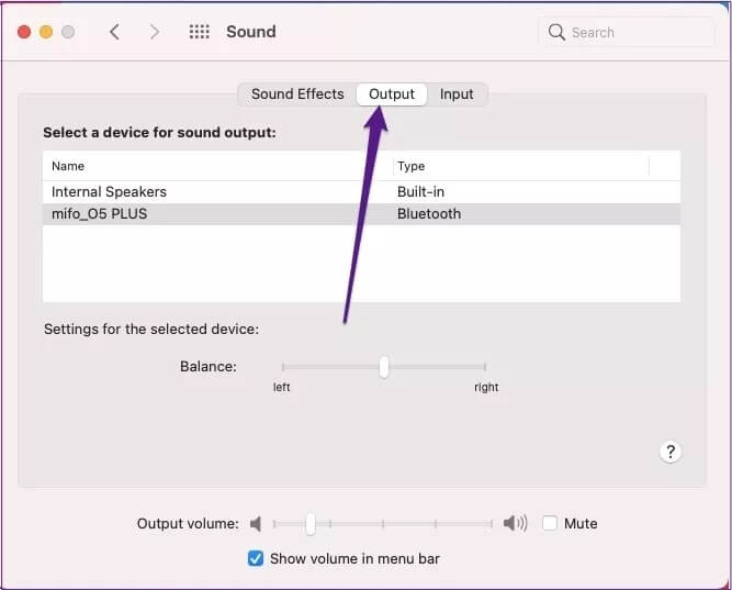 mac-sound-output_4d470f76dc99e18ad75087b1b8410ea9 كيفية إصلاح مشكلة الصوت مع سماعات البلوتوث على جهاز Mac