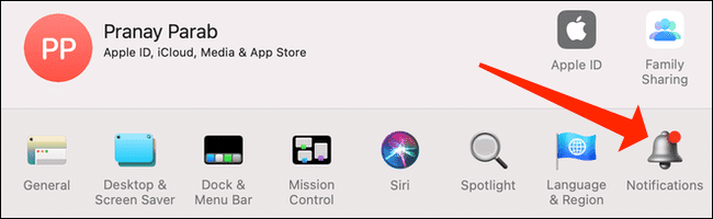macos-big-sur-notifications-settings كيفية إخفاء شارات الإشعارات الحمراء على Mac