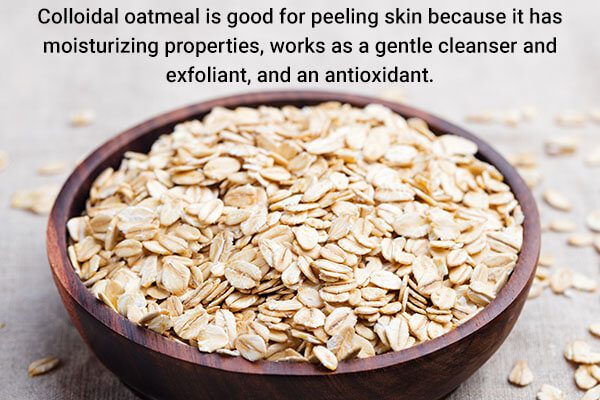 oatmeal treat mildly skin peeling on face - كيفية علاج تقشر بشرة الوجه