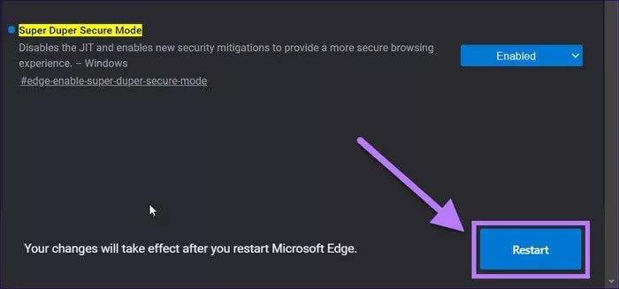 restart-microsoft-edge_935adec67b324b146ff212ec4c69054f كيفية استخدام وضع Super Duper Secure في Microsoft Edge