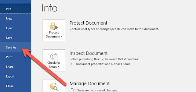 screenshot2 كيفية تحويل مستند Microsoft Word إلى PDF
