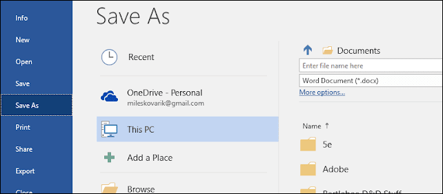 screenshot3 كيفية تحويل مستند Microsoft Word إلى PDF