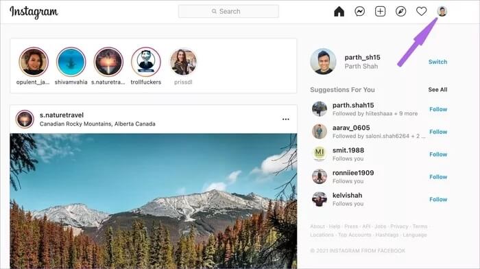select-Instagram-profile_935adec67b324b146ff212ec4c69054f كيفية حذف حساب Instagram