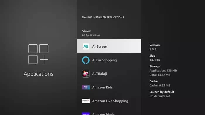 select-app_2021-08-24-102416_935adec67b324b146ff212ec4c69054f أفضل 7 طرق لإصلاح التأخر على Amazon Fire TV Stick