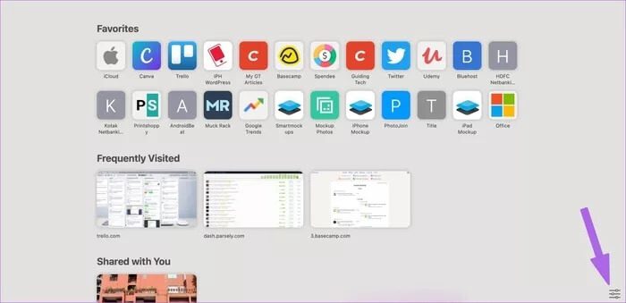 select-bottom-menu-in-safari-browser_935adec67b324b146ff212ec4c69054f كيفية إضافة صورة خلفية إلى قائمة ابدأ في Safari على iPhone و iPad