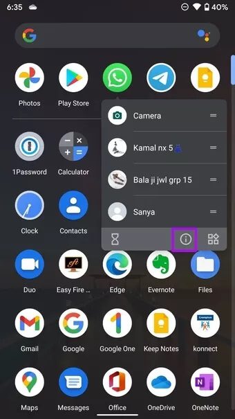 select-info-button_7c4a12eb7455b3a1ce1ef1cadcf29289 كيفية إصلاح مشكلة التكبير "Zoom" في كاميرا WhatsApp