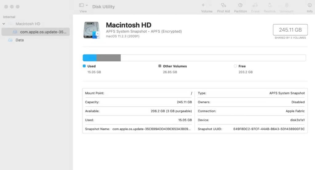 select-macintosh-hd-and-click-on-first-aid-1024x553-1 إصلاح خطأ هذا العنصر غير متوفر مؤقتًا