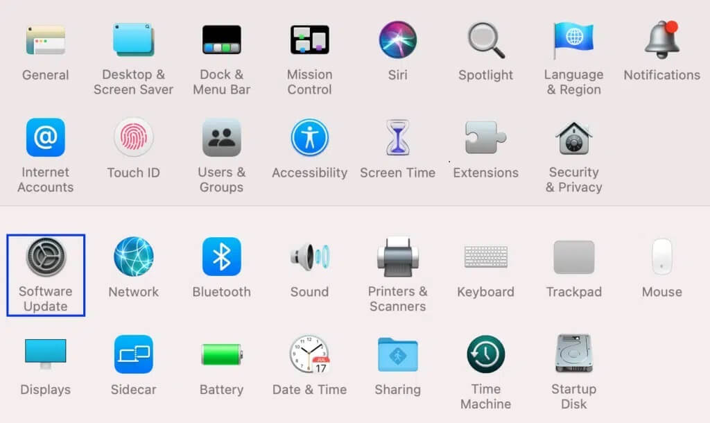 software-update-2-1024x610-1 إصلاح تحديث برنامج الـ Mac عالق في التثبيت