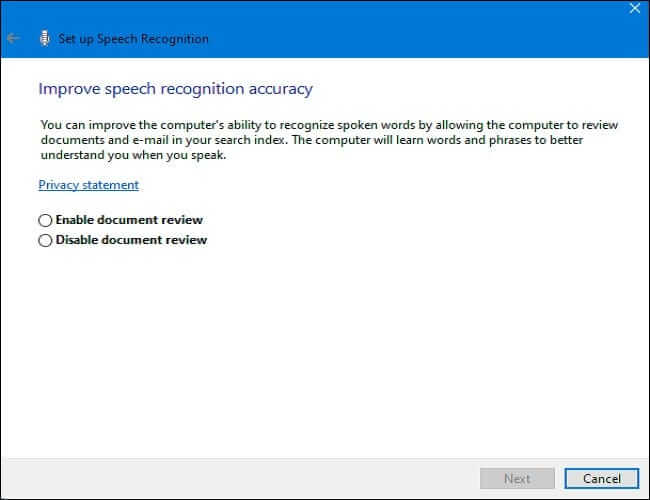 speech-recognition-4 كيف تكتب بصوتك في Windows 10