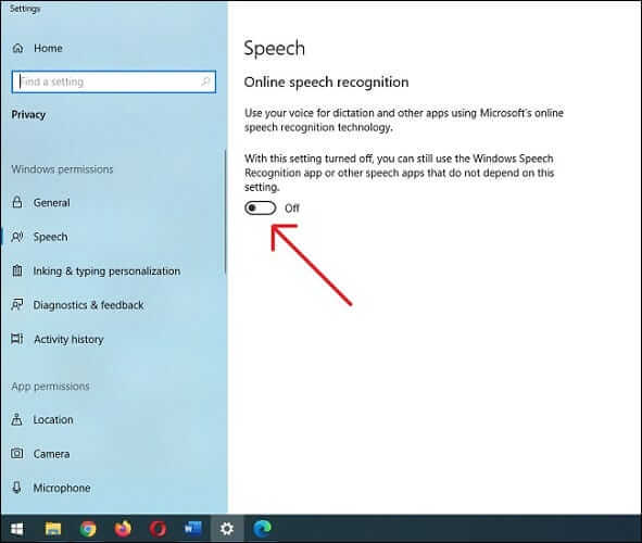 step3 كيف تكتب بصوتك في Windows 10