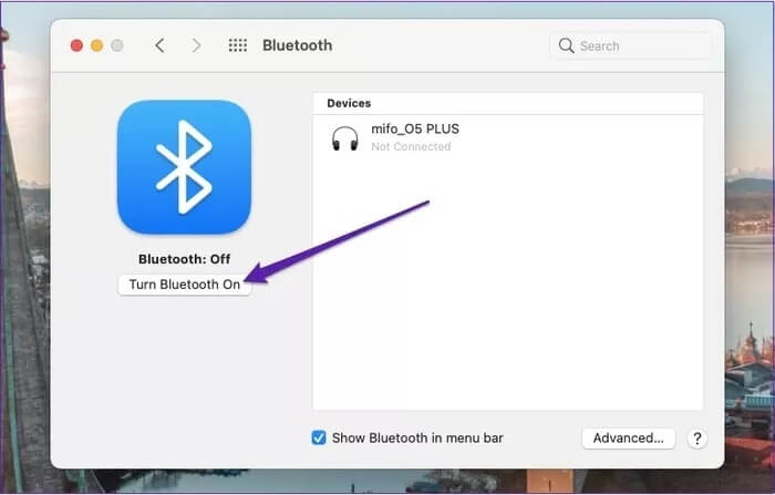 switch-bluetooth-on-system-preferences-mac_935adec67b324b146ff212ec4c69054f كيفية إضافة وفصل ونسيان أجهزة Bluetooth على جهاز Mac