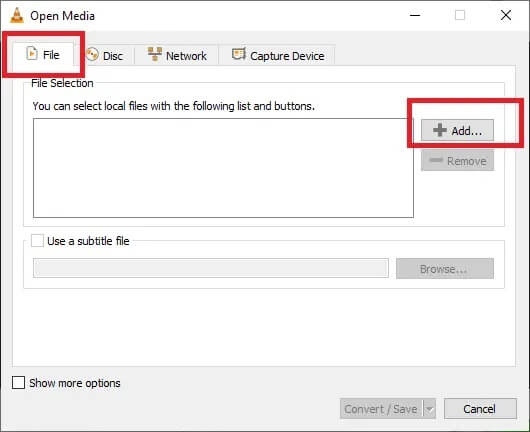 to-find-the-video-file-go-to-the-file-tab-and-cli-2 كيفية تحويل WAV إلى MP3