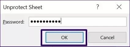 unprotect-excel-worksheet-and-workbook-step-5_4d470f76dc99e18ad75087b1b8410ea9 أفضل الطرق لإلغاء حماية ورقة عمل Microsoft Excel على Windows 10