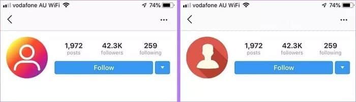 use-a-different-photo-instagram_935adec67b324b146ff212ec4c69054f كيفية إصلاح عدم ظهور الملف الشخصي على Instagram