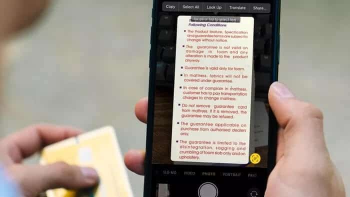 use-live-text-on-iPhone-and-iPad_935adec67b324b146ff212ec4c69054f كيفية استخدام النص المباشر في الكاميرا والصور لأجهزة iPhone و iPad