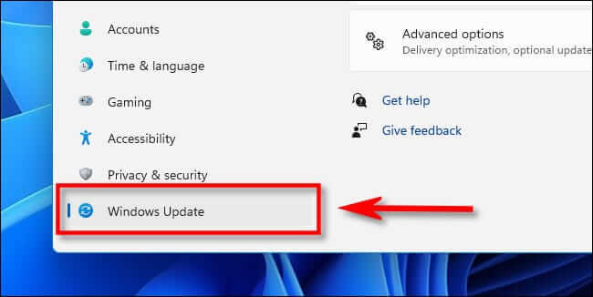 win11_settings_click_windows_update كيفية التحديث إلى Windows 11