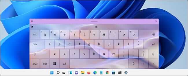 win11_touch_keyboard_theme كيفية تغيير سمات لوحة المفاتيح التي تعمل باللمس على Windows 11