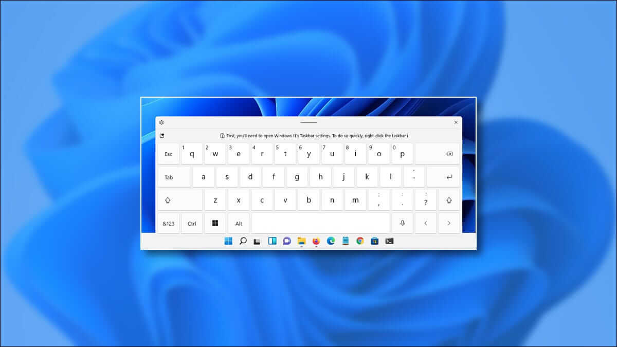 كيفية تمكين لوحة المفاتيح التي تعمل باللمس على Windows 11 - %categories