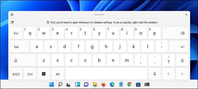 كيفية تمكين لوحة المفاتيح التي تعمل باللمس على Windows 11 - %categories