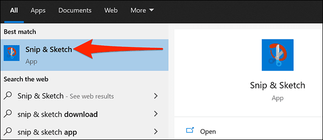12-open-snip-sketch كيفية تحويل ملفات PDF إلى JPG على Windows 10