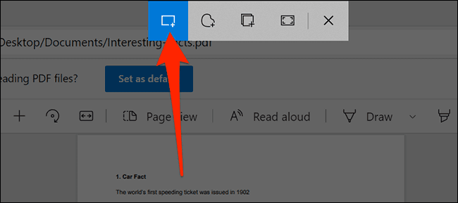 14-select-screenshot-tool كيفية تحويل ملفات PDF إلى JPG على Windows 10