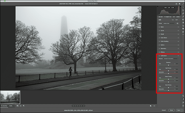 1ACR ما هي المعايرة في Adobe Camera Raw و Lightroom؟