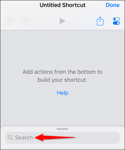 2-search-actions كيفية تحويل الصور إلى ملف PDF على iPhone