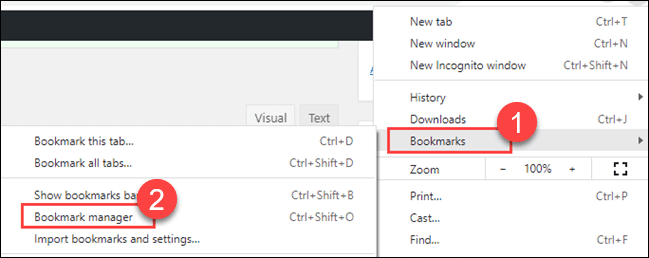 2021-07-30_16-42-49 كيفية تصدير الإشارات المرجعية على Chrome