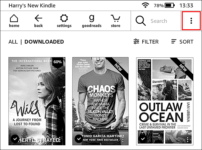 2menu كيفية إخفاء الكتب المسموعة على جهاز Kindle